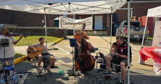 Swingology at the Lubber Run Farmers’ Market, 9/14/24.  #swingologydc #lubberrunfarmersmarket @lubberrunfm